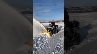 Rammy Snowblower  #atvlife #rammyatv #atvsnowblower #atvaccessories #snowblower