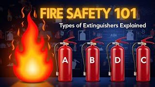  Classification of Fire & Types of Fire Extinguishers | Fire Safety Guide | HSEstudy.in