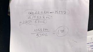 How you calculate diesel consumption