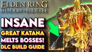 BEST Great Katana In Elden Ring! - Dragon-Hunter's Great Katana Build (Shadow of the Erdtree Build)