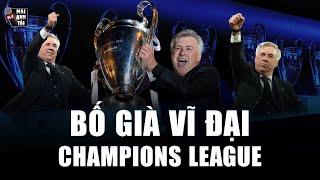 CARLO ANCELOTTI: BỐ GIÀ VĨ ĐẠI NHẤT CỦA CHAMPIONS LEAGUE | CÂU CHUYỆN BÓNG ĐÁ