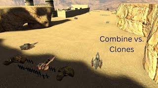 The Battle of Tatooine - Part 1: Combine vs. Clones