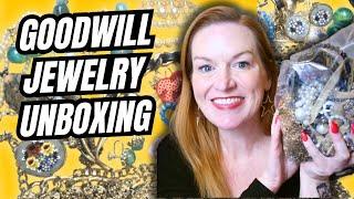 I Bought a 5 Pound Goodwill Jewelry Bluebox - Jewelry Jar Unboxing to Sell on Ebay for Profit