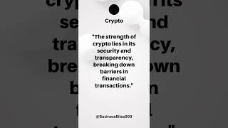 #crypto Insights in a Minute #4