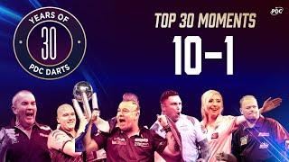 The 30 Most Iconic PDC Moments in History | Moments 10-1 (Chronological Order)