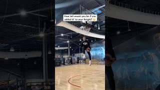 What if you were 6” taller!  #height #tall #short #basketball #dunk #nba #amirsmith #sports