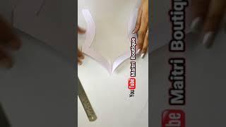 Sweetheart  neck cutting very easy  #shorts/neckline cutting #short #ytshorts