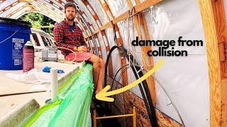 Fixing damage from COLLISION WITH A SHIP & Other Deck Projects. [EP 139]