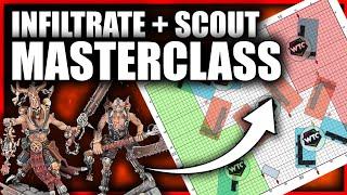 How to use Infiltrate and Scout moves in competitive Warhammer 40k