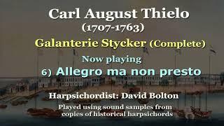 Carl August Thielo (1707-1763):  Galanterie Stycker