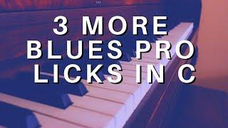 3 (more) blues piano licks to make you sound like a pro in 1hr