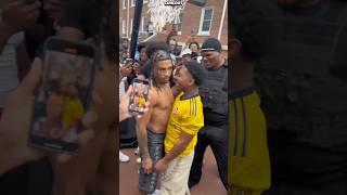 Deshae Frost vs Jay Cinco #dunk #1v1 #shorts #basketball #public