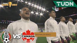 ¡PIEL CHINITA! ¡Se entonan los himnos! | México 0-0 Canadá | Copa Oro 2021 - Semifinal | TUDN