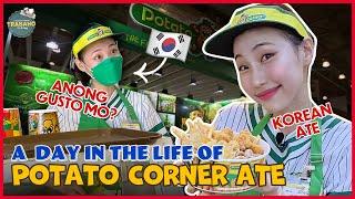 A DREAM COME TRUE! Being a Korean Potato Corner Ate!  | TRABAHO EP. 5