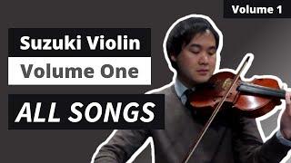 [Suzuki Violin Book 1] All Songs (with Piano Accompaniment)