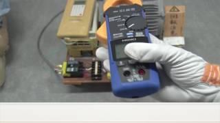 Using a Hioki Current Clamp Meter: Measuring the Starting Current.