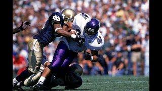 1995 Northwestern @ #8 Notre Dame No Huddle