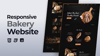 Responsive Bakery Website Design Using HTML CSS And JavaScript