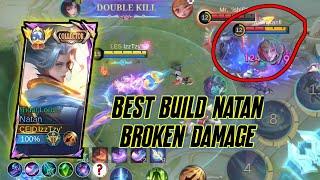 BEST BUILD NATAN BROKEN DAMAGE 2024 - NATAN TIDAL LORD GAMEPLAY - MOBILE LEGEND