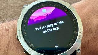 Garmin Fortune Cookies & The Morning Report... (Hemsut leather watch band)