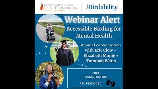Accessible Birding for Mental Health Panel (with ASL interpretation)