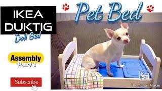 IKEA DUKTIG Doll bed (PET BED) Easy Assembly P-1