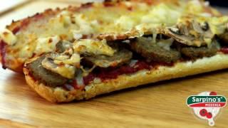 Meatball mushroom sandwich - Sarpino's Pizzeria Video