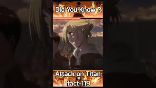 Did You Know in S3 episode 15 when |Attack on Titan fact-119| #shorts #animefact #aotfacts