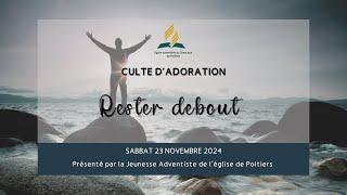 EDS & Culte de l'Eglise Adventiste de Poitiers : Sabbat 23 novembre 2024