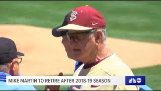 Mike Martin to Retire after the 2018-19 Season