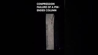 Compression failure of column