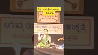 Ragam Madhuvanti (Thillana) - Spoorthi Rao #carnaticmusic #thillana