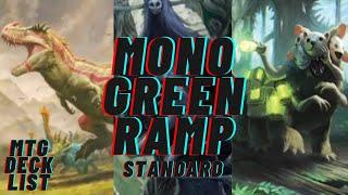 Ramping Up with Overlord of the Hauntwoods! Duskmourn Standard Mono Green Ramp MTG Arena