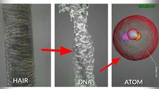 FROM THE WIDTH OF A HAIR TO THE SIZE OF AN ATOM.