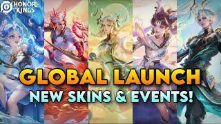 HOK GLOBAL LAUNCH, FREE SKINS & UPCOMING EVENTS! | Honor of Kings Global