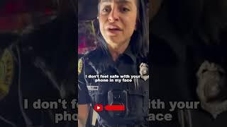 Idiot Female Cop Gets Owned! "NO RIGHT TO RECORD" Unlawful Orders Denied! First Amendment Audit Fail