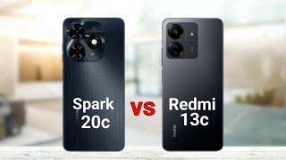 Tecno Spark 20c vs Redmi 13c