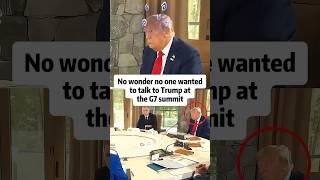 No wonder no one wanted to take to Trump at the G7 summit.#shorts #trump#celebrity#actor