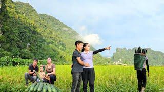 365 days to harvest bamboo shoots, eggplants, squash, peanuts, beans, melons, farm | Hà Tòn Chài