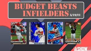 TOP TEN BUDGET BEAST INFIELDERS (5/19/21) | MLB THE SHOW 21