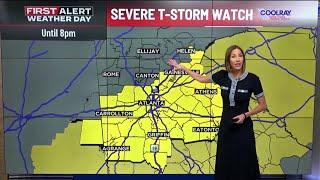 FIRST ALERT WEATHER+: Severe Thunderstorm Watch issued for parts of metro Atlanta