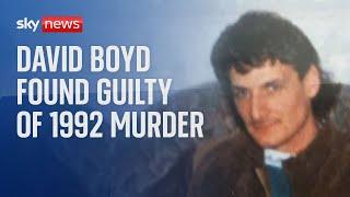 David Boyd found guilty of seven-year-old Nikki Allan's murder in 1992