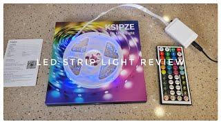 Review KSIPZE Led Strip Lights with Remote Control