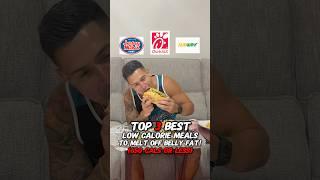 Comment “ME” for Free Fast Food Guide. Top 3 Best Low Calorie Meals To Melt Off Belly Fat.