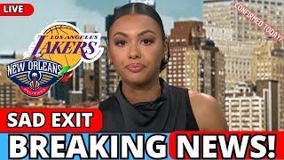 URGENT! UNEXPECTED GOODBYE! LAKERS IDOL CONFIRMS BIG DEPARTURE! LAKERS NEWS TODAY!