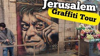 100 Graffiti Portraits Gallery Tour Jerusalem Machane Yehuda Shuk Israel Street Art