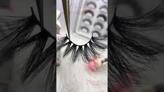 25MM Lashes Wholesaler Luxury 25MM 3D Mink Lashes Vendor