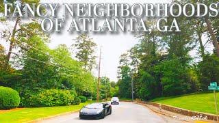 Fancy Neighborhoods of Atlanta, GA - 4K