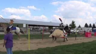 Jousting - Sarah Hay Jousts Stacy Wasson at Festival of the Horse & Drum