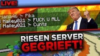 AMERIKANISCHEN RIESEN SERVER LIVE GEGRIEFT! - Minecraft Griefing Garkolym & PerfectGriefer